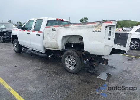 2018 Chevrolet Silverado 2500Hd Wt из США, поврежденный, VIN 1GC2CUEG6JZ186007